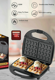 Lyrovo R.237H 850 Watt Waffle Maker, Silver