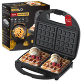 Lyrovo R.237H 850 Watt Waffle Maker, Silver